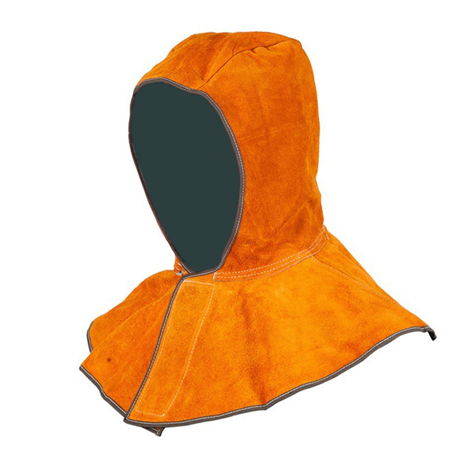 Professional Welding Hood Split Leather Welder Hat Mesh Cotton Stitched Heat Insulation Welding Helmet ,Easy to Use