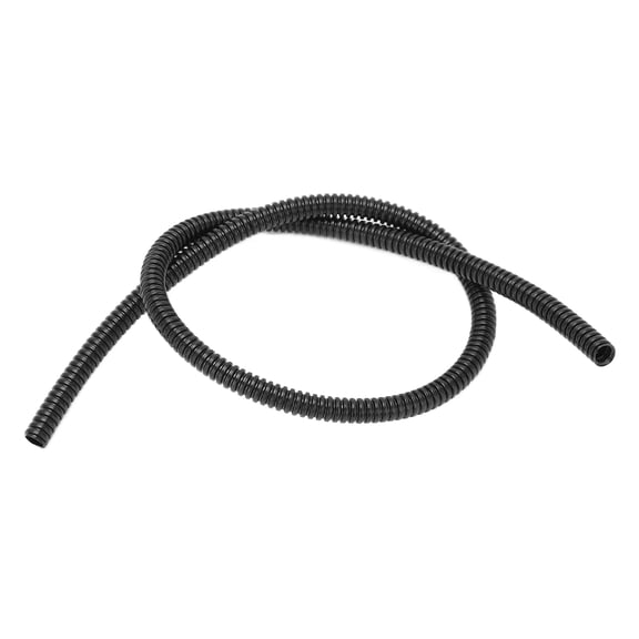 Professional Windshield Washer Hose Kit Corrugated Pipe Fluid Line with Connectors and Rubber Rings 19.6 inches / 50 cm