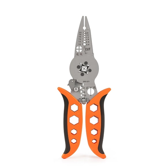 Professional Wire Crimper Pliers With Builts In Cutting And Stripping Features For Ethernet Cables