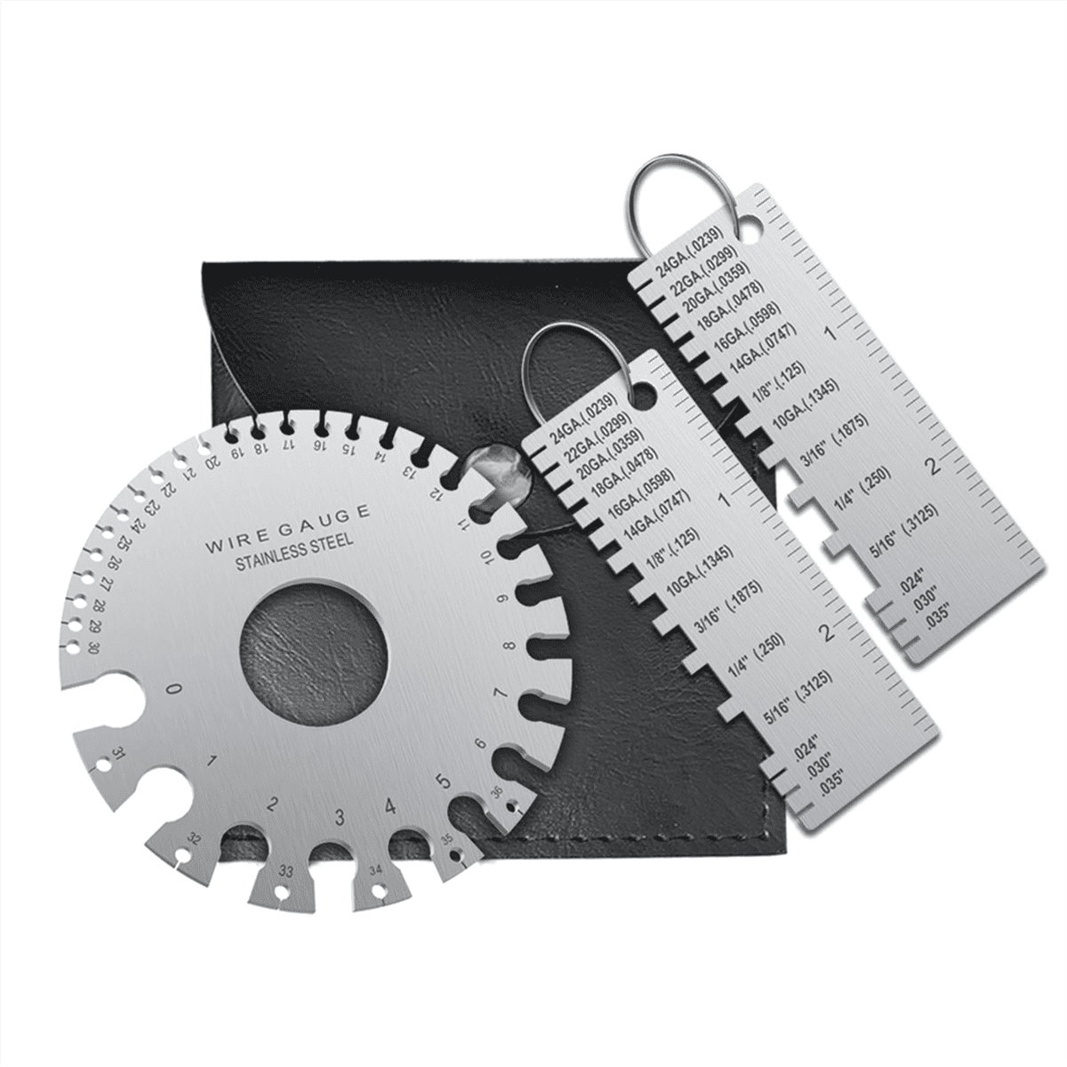 Plate Gouges Professional Wire Gauge Measuring Tool, Metal Gauge Thickness Tool ...