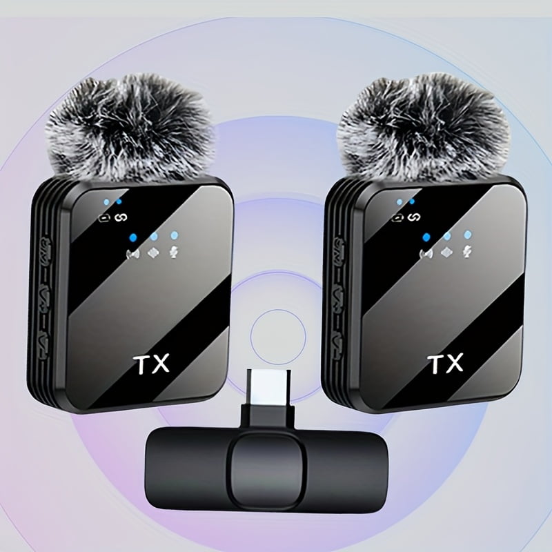 Professional Wireless Lavalier Microphone, Intelligent Noise ...