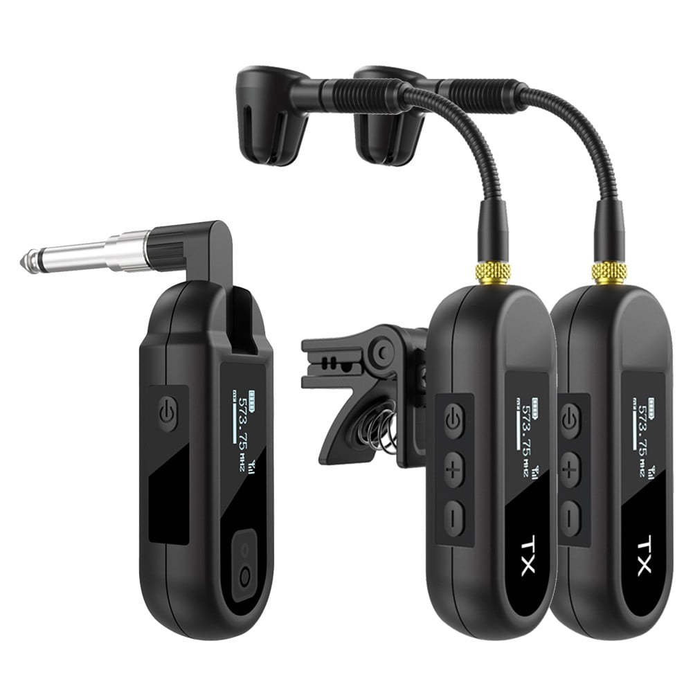 Professional Wireless Saxophone Microphone System Long Range Instrument Pickup and Lossless Audio Transmission Consumer Electron by YFind