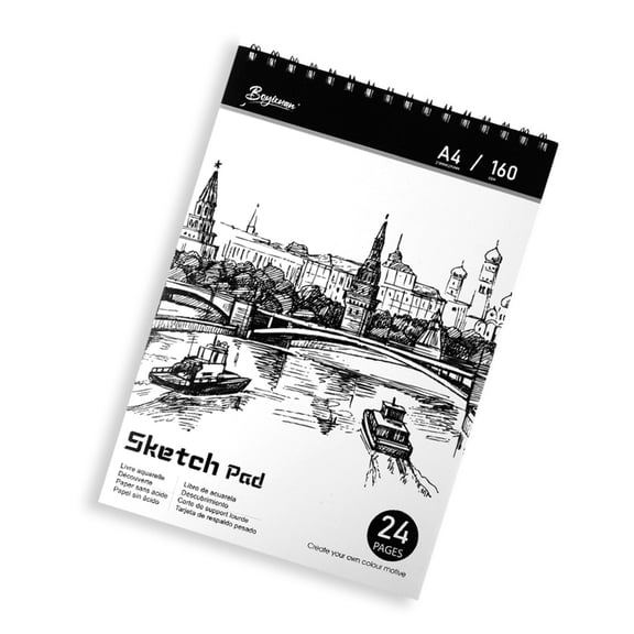 Professional With 24 Pages Artists Drawing Notebook For Sketching Doodling Art Illustrations Project