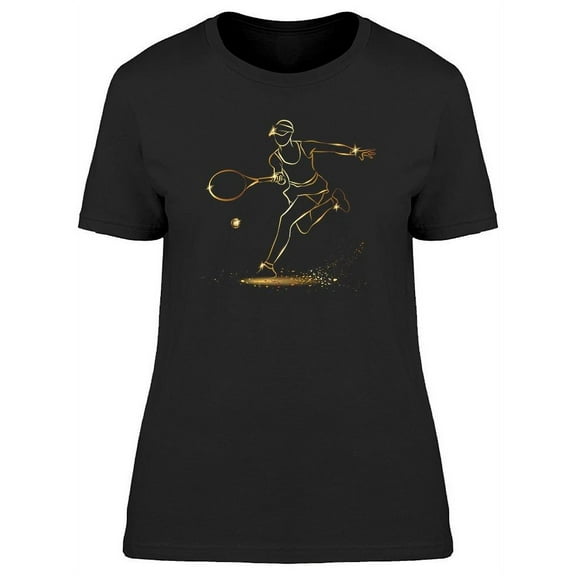 Professional Woman Tennis Player T-Shirt Women -Image by Shutterstock, Female Medium