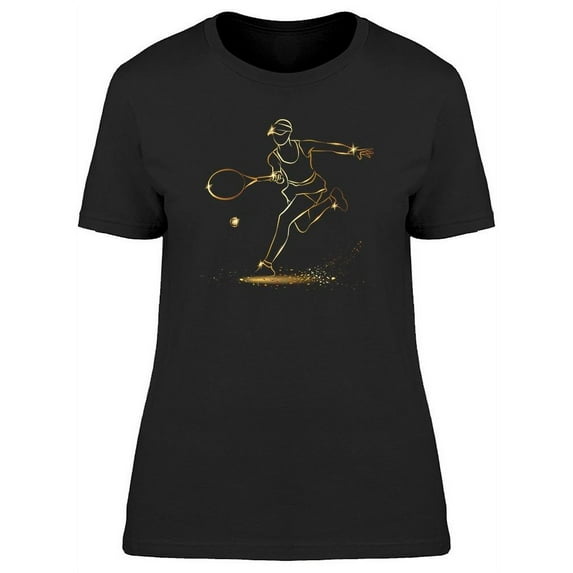 Professional Woman Tennis Player T-Shirt Women -Image by Shutterstock, Female Medium