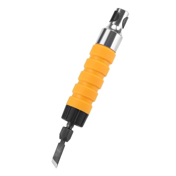 Professional Wood Carving Chisel Electric Rotary Tool with 5 Precision Steel Blades and 1 Wrench - High-Speed Detail Engraving Knife Set for DIY Crafting Woodworking (6.3 in / 16 cm)