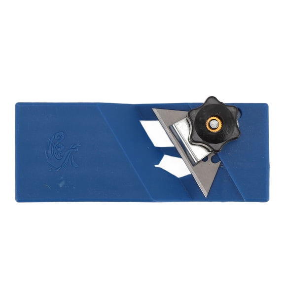 Professional Wood Chamfer Planer Tool and Hand Shoulder Bevel Triming Plane with Double Slot and 45 Degree Angle Design for Plasterboard Gypsum Board Precision Woodworking