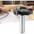 thumbnail image 1 of Wide Use Range CNC Surfacing Router Bit, Reusable With Anti-Kickback Design For Desktop And CNC Machines, 3 Carbide Cutting Wings For Precise Woodworking Tasks, 1 of 5