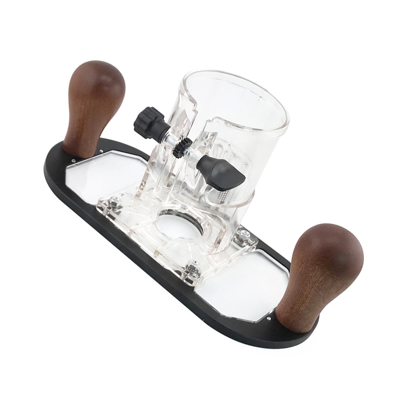 Professional Woodworking Router Base Stabilizers With Clear Cover Adjustable Blade Depth Durability Construction