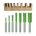 thumbnail image 1 of Dovetail Joints Professional Kit, Straight Dado Router Bits, Carbide Tipped Tools for Woodworking Excellence, 1 of 5