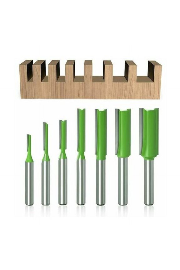 Dovetail Joints Professional Kit, Straight Dado Router Bits, Carbide Tipped Tools for Woodworking Excellence