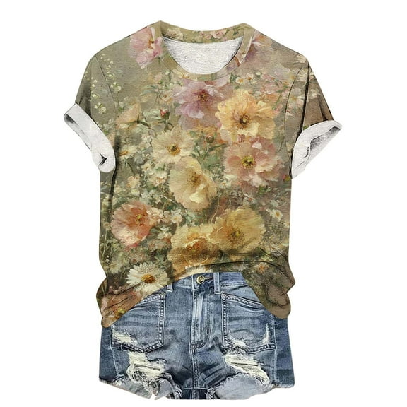 Professional Work Blouses for Women Fashion 2022 Shirts for Women Plus Size Letter Print Tee