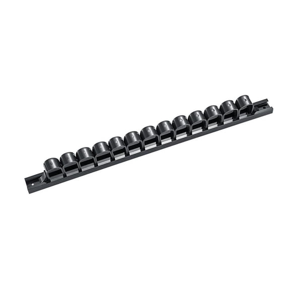 Professional Wrench and Tool Organizer Rail, Heavy-Duty ABS Wall-Mounted Rack for Garage, Workshop, and Tool Cabinets, Style E