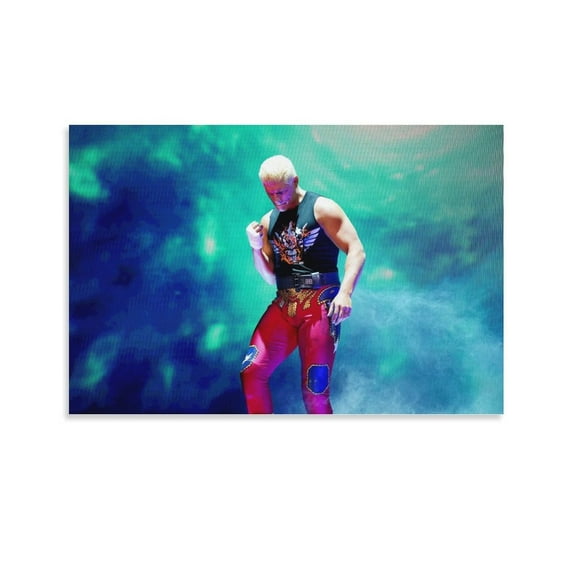 Professional Wrestler Cody Rhodes Poster Cool Canvas Art Poster and Wall Art Picture Print Modern Family bedroom Decor Posters 12x18inch(30x45cm)