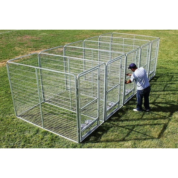 Professional X5 K9 Kennel Store 4' X 8' Dog Kennel-Runs Full Stalls