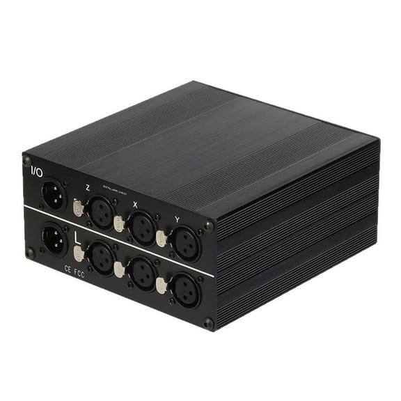 Professional XLR Balancers Switching Box XLR Music Switcher Metal Housing Noise reductions For Sound Signals Routing
