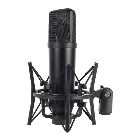 Professional XLR Condenser Mic With Metal Diaphragm For Studio & Live Streaming