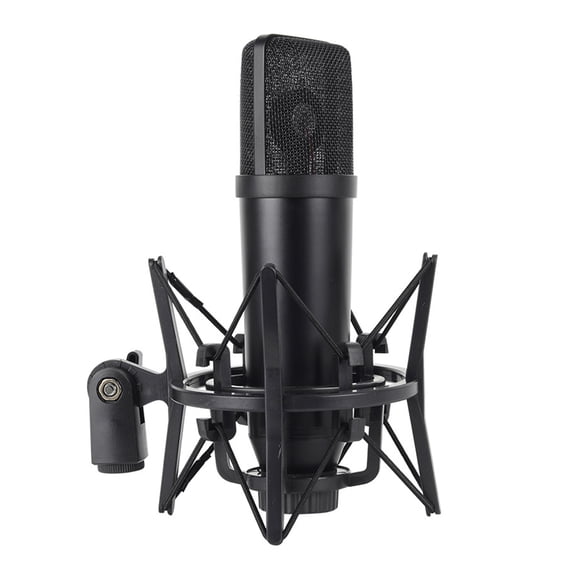 Professional XLR Condenser Mic With Metal Diaphragm For Studio & Live Streaming