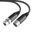 thumbnail image 1 of Professional XLR Male to Female Microphone Cable, Balanced Cannon Audio Output/Input Cord for Mics, Speakers & Amplifiers, Gold-Plated, Oxygen-Free Copper, Various Lengths Available, 1 of 5