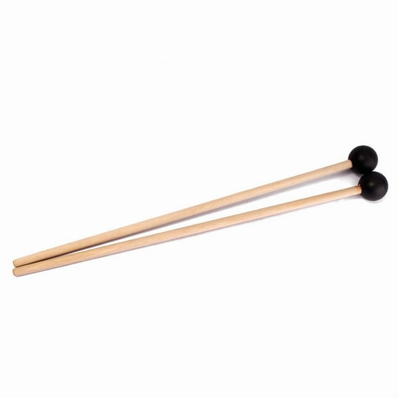 Professional Xylophone Marimba Mallet Drumsticks Percussion Parts Percussion Marimba Mallet,1 pair * drum sticks,Wood & Black