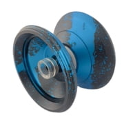 Dashing Nova Unresponsive Alloy Aluminum Ball Bearing Yo-Yo for Adults, Blue and Black