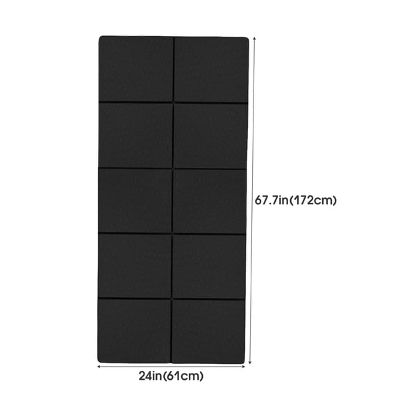 Professional Yoga Mat Portable Foldable Sports Mat TPE Material Safe Eco-Friendly Odor-Free Suitable for Home Travel