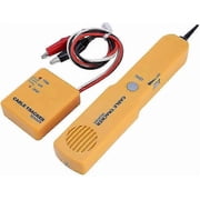 Professional cable finder and tone generator for wire management, circuit tester with RJ11 plug ensures safe and efficient cable tracing
