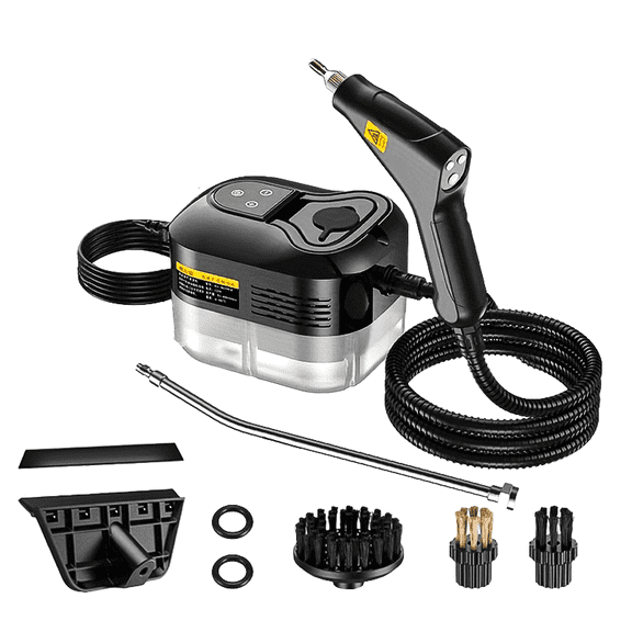 Professional grade steam cleaning machine, high-end portable deep cleaning system, equipped with multifunctional brush head, chemical free cleaning, suitable for kitchen, car cleaning and home disinf