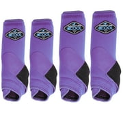 Professional's Choice 2X Cool Solid 4 Pack Splint Boots Purple M