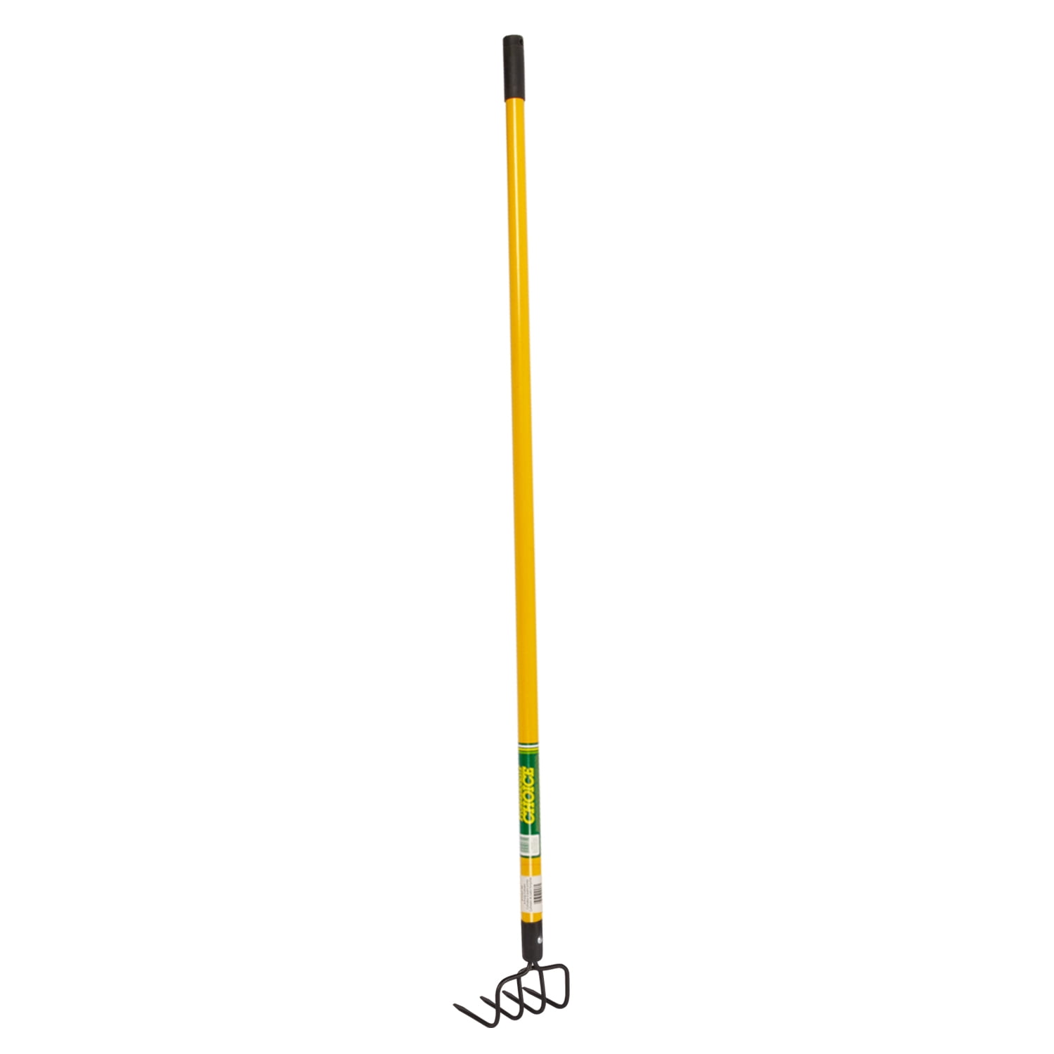 Professional's Choice 54" 4-Prong Fiberglass Cultivator - 14 Gauge Steel Head