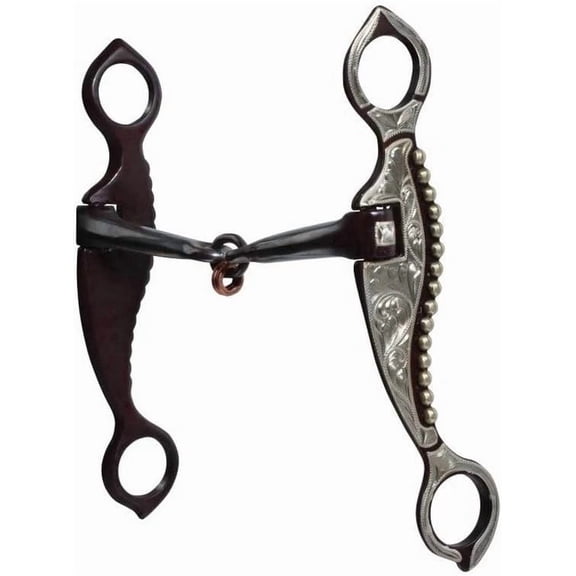 Professional's Choice Bit Bozeman Lifesaver 5" Mouth with 7" Shank Black White PCB-1000 (Sell out)