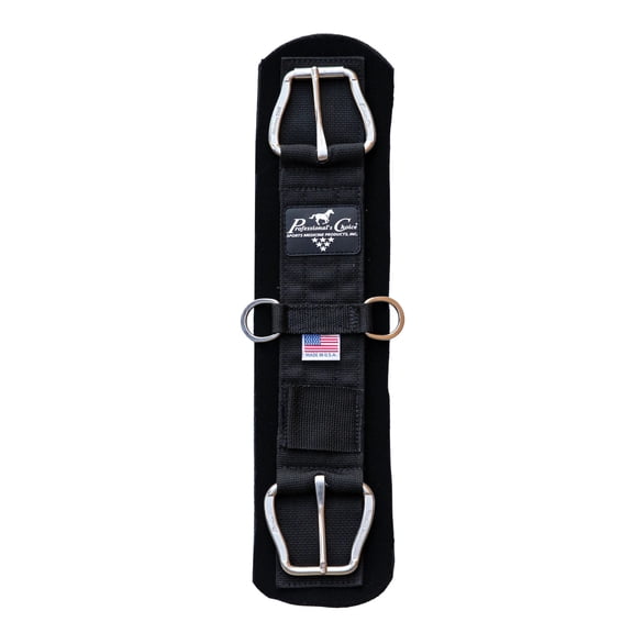 Professional's Choice Black Western Horse Cinch - Durable & Comfortable Equine Girth 16