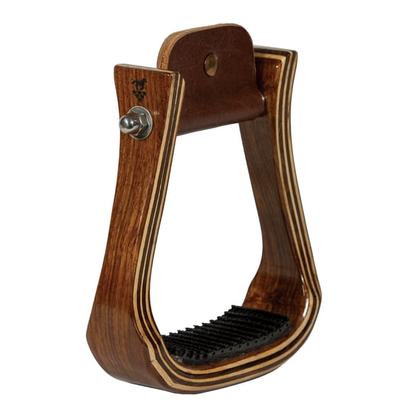 Professional's Choice Dark Gloss 2 Wood Barrel Stirrups