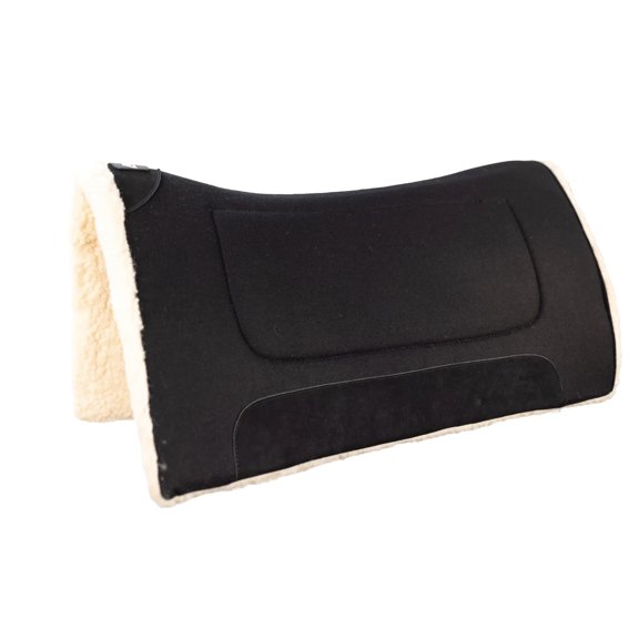 Professional's Choice Economy Work Pad - Durable Western Felt Saddle Pad Black