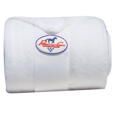 Professionals Choice Polo Wraps Solid 4 Pack White OS