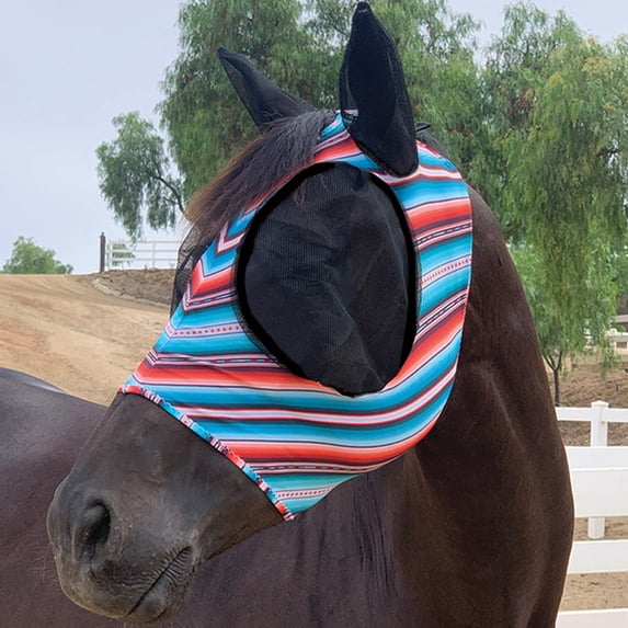 Professional's Choice Pattern Comfort Fit Fly Mask Pattern Comfort Fit Fly Mask Santiago PONY