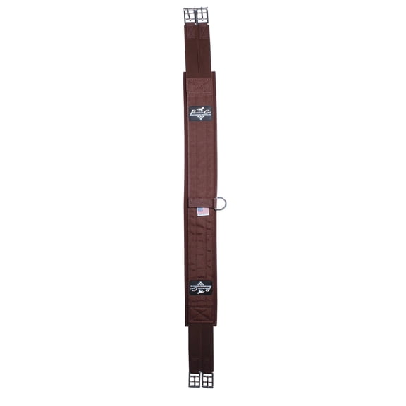 Professional's Choice SMX English Girth: Non-Slip, Comfortable, and Durable Brown / 36"