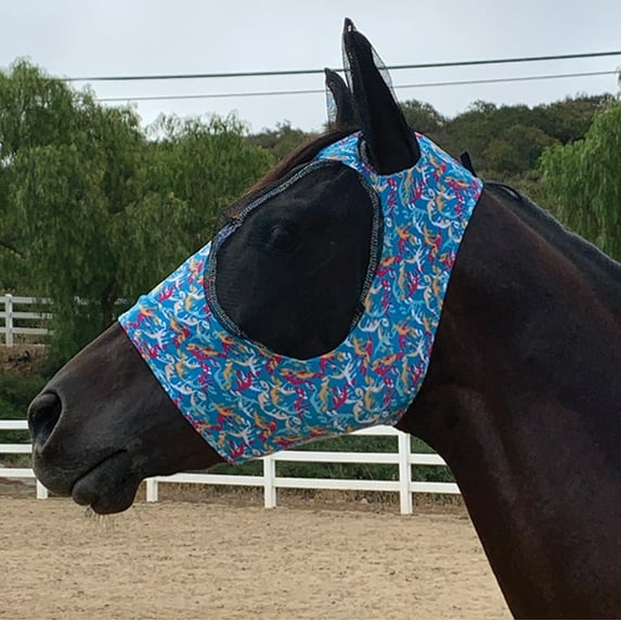 Professional's Choice Sports Medicine Products, Inc. Pattern Comfort Fit Fly Mask Bones HORSE