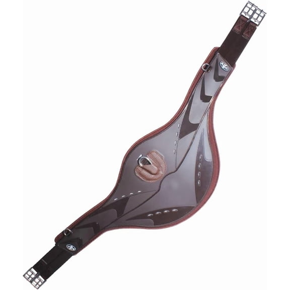Professional's Choice VenTECH Jump Girth with Belly Guard - Enhanced Comfort & Safety Chocolate / 48"