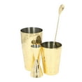 thumbnail image 1 of Professional  Shaker Set, 304 Stainless Steel, Durable  Rust,Proof, Includes Jigger  Strainer, 1 of 6