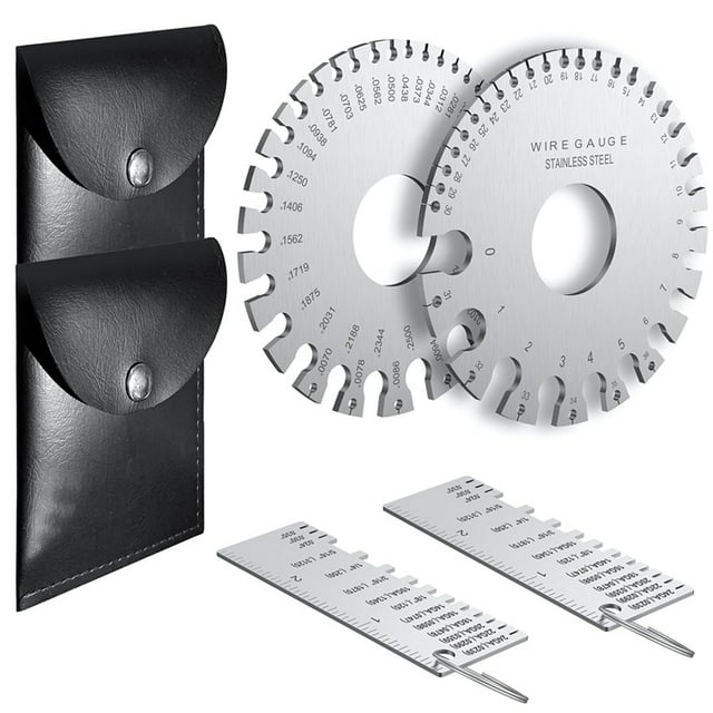 Professional wire gauge measuring tool, metal gauge thickness tool B