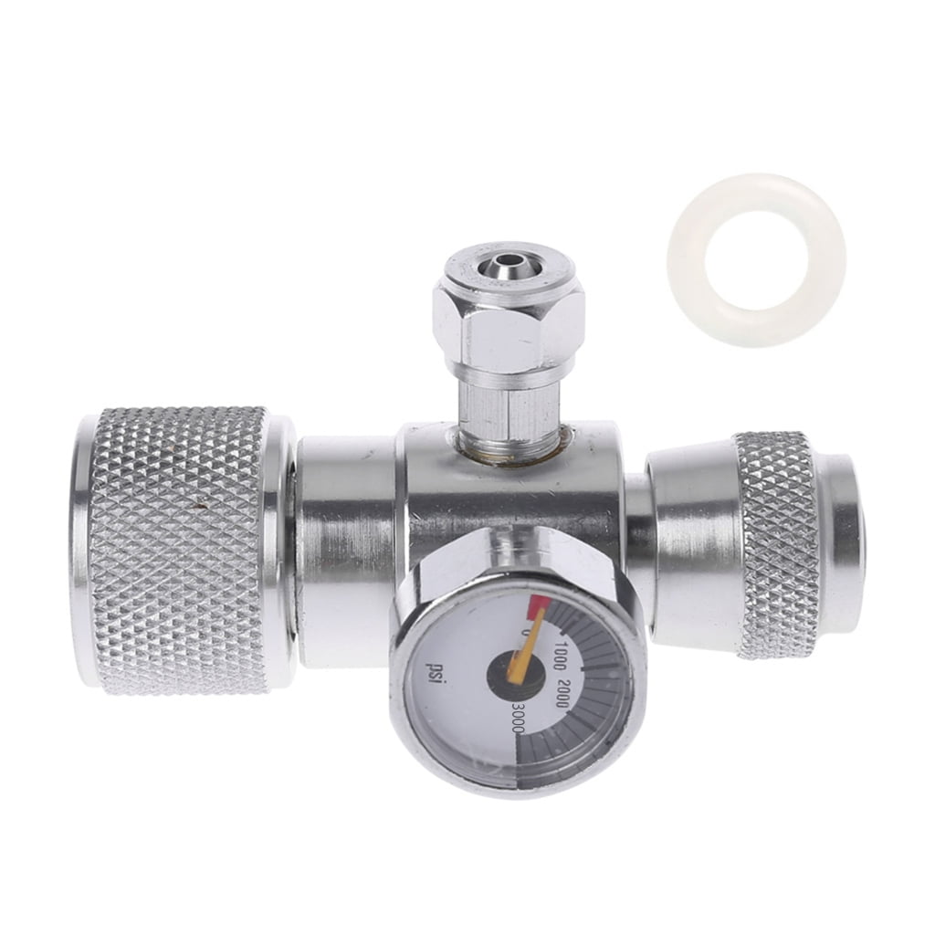 ProfessionalCO2 Pressure Gauge Regulator Manometer Over 1500PSI Reducer JIS M22-14 Aluminum Alloy Used for Industrial