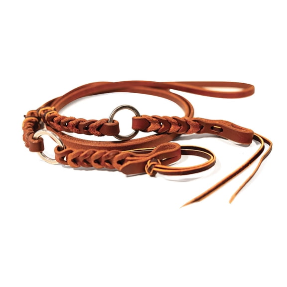 Professionals Choice 1/2 Bleeding Heart Ring Roping Rein