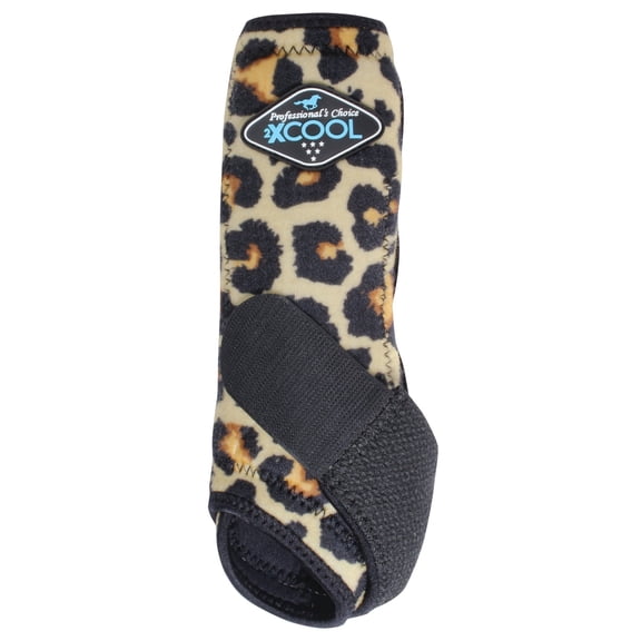 Professional's Choice 2XCOOL Horse Front Boots: Cool Comfort & Support Cheetah / Large