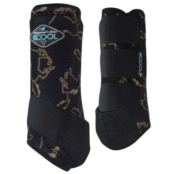 Professionals Choice 2XCool Print Front 2 Pack Splint Boots Pchorse M