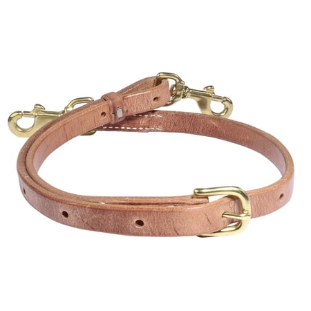 Professionals Choice 3/4in Harness Leather Tie Down Strap withB