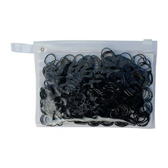 Professionals Choice Bands Slick 6 Pack 200 Bands Large Black SBND