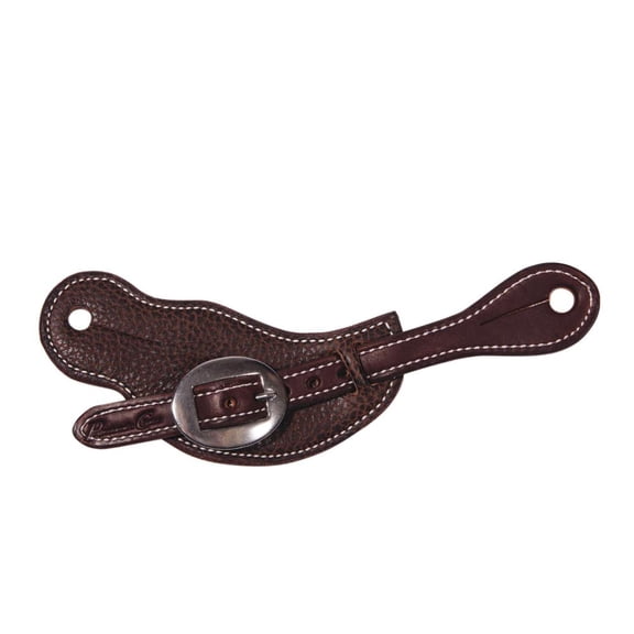 Professional's Choice Bison Leather Spur Straps - Durable Western Riding Gear Large