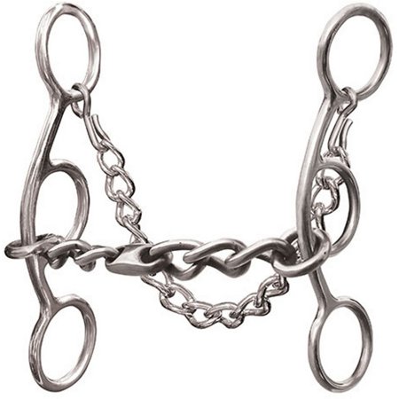 Professional's Choice Futurity Bit - 5.5" Sweet Iron Chain Mouthpiece Short Gag
