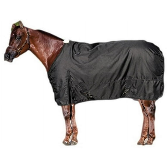 Professionals Choice Black Horse 1200D Winter Blanket Black 70